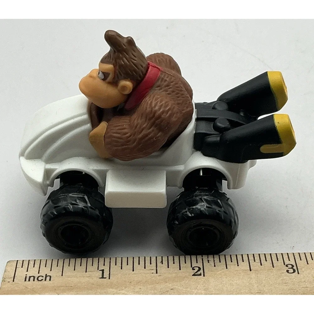 Lot of 4 Toy Figures Donkey Kong Mario Kart Racer, Luigi, Aquaman, Cocomelon